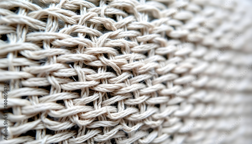close up of a white woven material close up of a white woven material