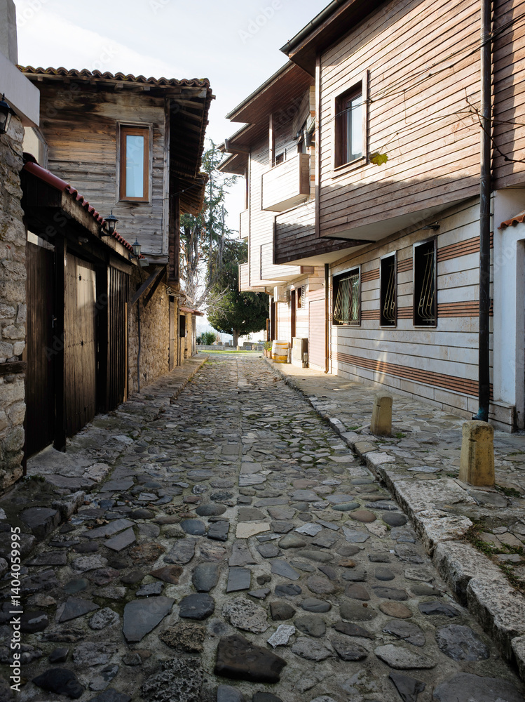 Panorama of The Old town of Nessebar, Bulgaria