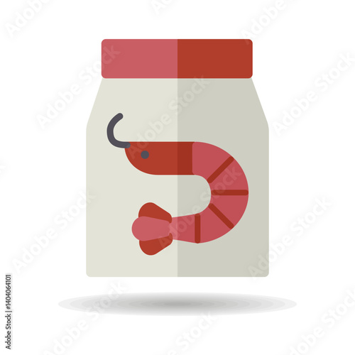 Fast food delivery take away paper bag icon.