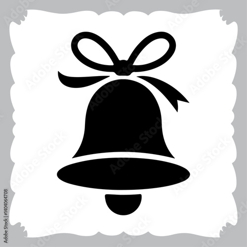 Classic Festive Bell with Bow