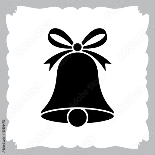 Classic Festive Bell with Bow