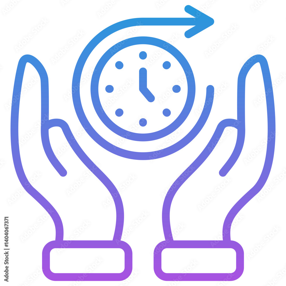 Fototapeta premium Long Term Icon