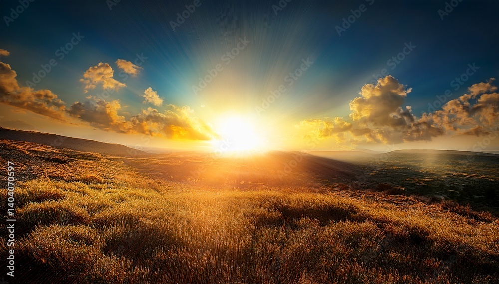 Obraz premium Sun in noon