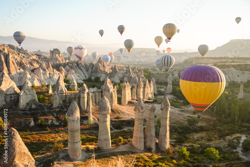 Hot Air Balloon in Cappadocia, Nevsehir, Turkiye