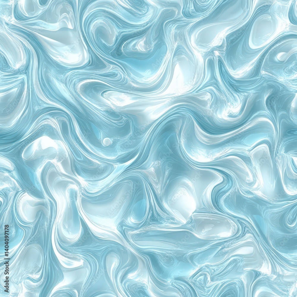 Seamless pattern of light blue water showcasing delicate ripples and swirls. Abstract background with detailed texture highlights natural beauty. High-resolution digital illustration. Seamless pattern of light blue water showcasing delicate ripples and swirls. Abstract background with detailed texture highlights natural beauty. High-resolution digital illustration.