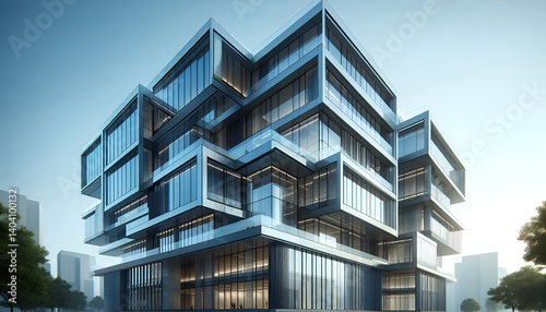 modern office building