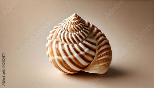 seashell on white background