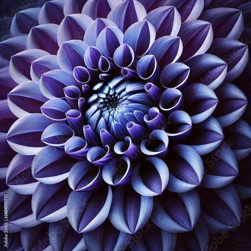 blue dahlia flower
