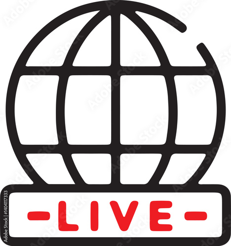 illustration of the world of live broadcasting