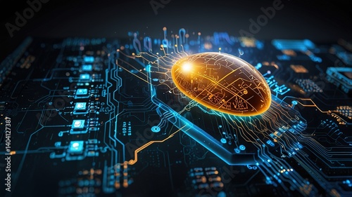 Innovative technologies modern creative background