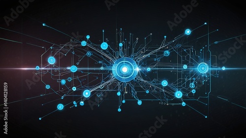 Innovative technologies modern creative background