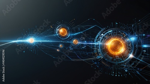 Innovative technologies modern creative background