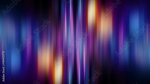 abstract modern blue pink purple orange colorful background animation with blurred glowing lightstreaks. 4K seamless loop