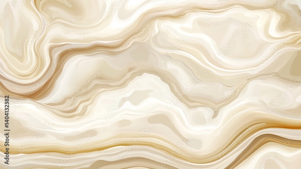 Abstract Beige and Off-White Swirl Pattern Abstract Beige and Off-White Swirl Pattern