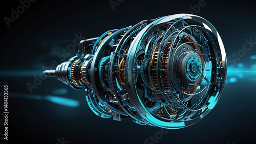 Innovative technologies modern creative background