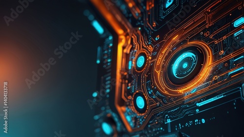 Innovative technologies modern creative background