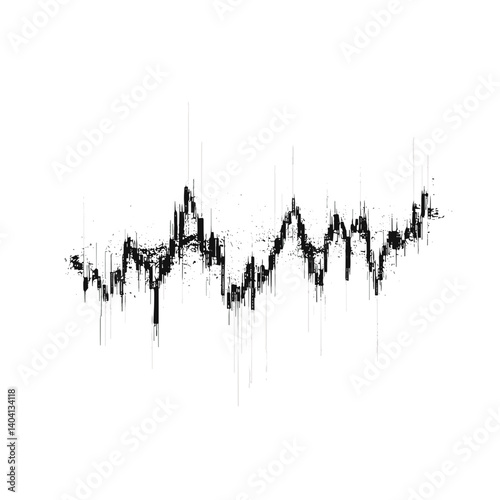 Simple black kale leaf icon on white