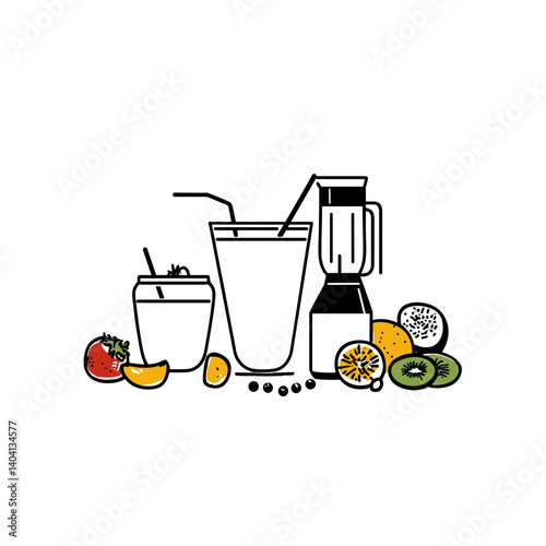 Outline of a steaming electric coffee percolator