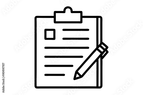 House Sale Contract Paperwork With Pen Illustration