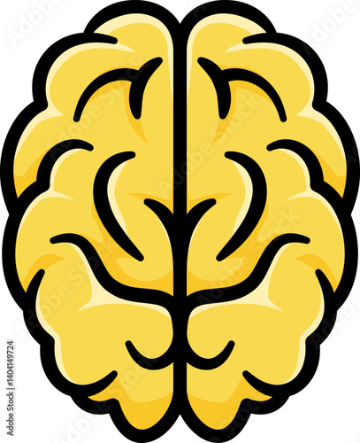 Human Brain Icon logo.