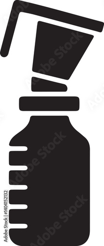 an illustration of a breast pump device