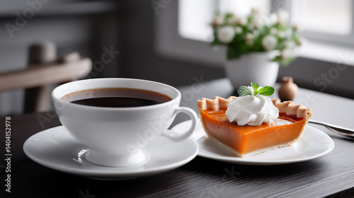 Wallpaper Mural sweet potato pie coffee Torontodigital.ca