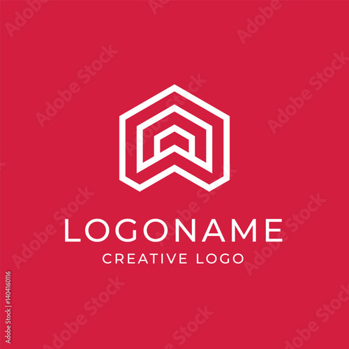 House Letter A Logo Minimalist Vector Design for Real Estate and Construction Branding