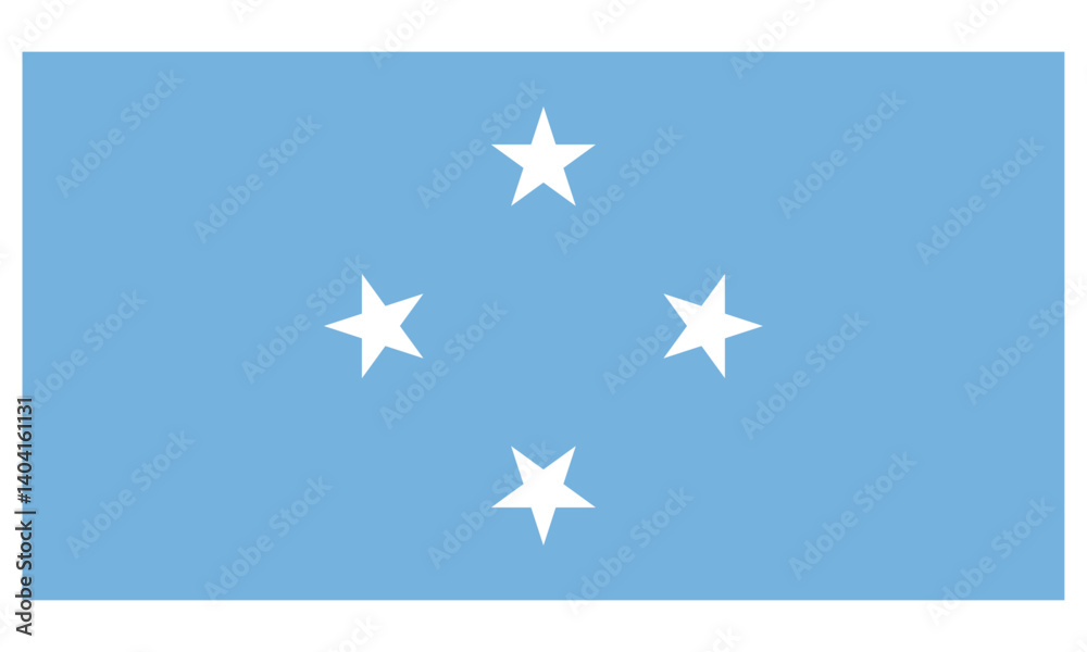 national flag of Micronesia, federated states national flag of Micronesia, federated states