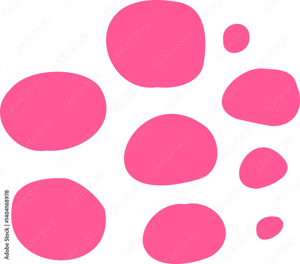 Abstract Paper Cut-Out Dot Shape Abstract Paper Cut-Out Dot Shape