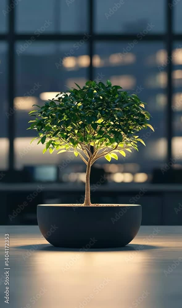 A glowing digital tree growing from a broken business contract, symbolizing how innovation emerges from disrupted agreements