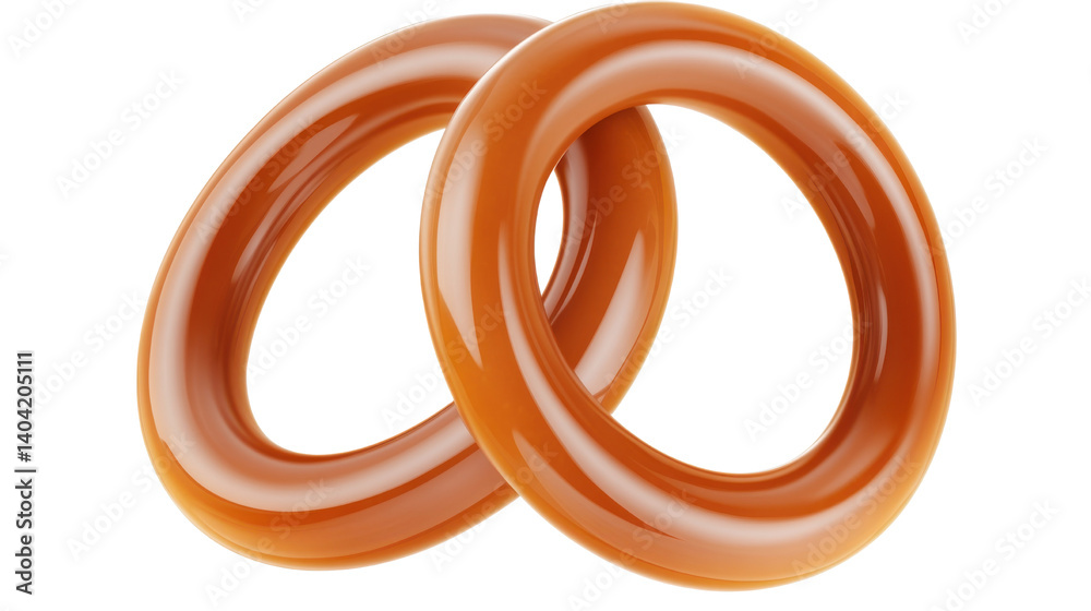 abstract colorful round shape on white background