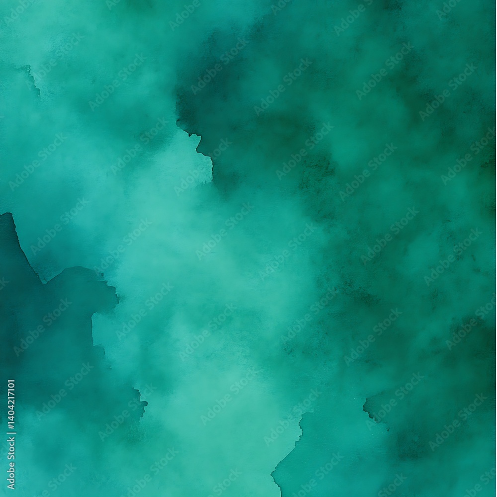 Obraz premium Deep Ocean Teal Color Splash