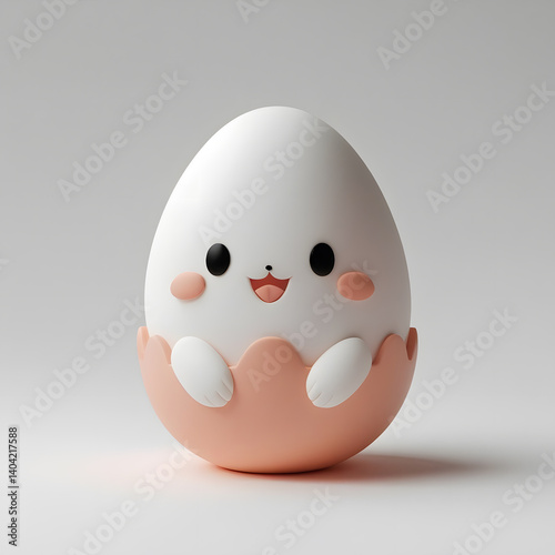 easter egg with a smile