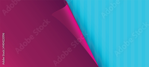 Purple blue banner design with blank space for the content. Vector Illustration.