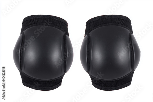Protective black elbow pads designed for sports and outdoor activities, ensuring safety and comfort during use