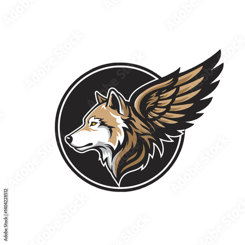 Winged Wolf Logo Design