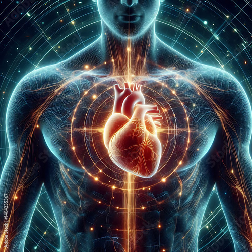 3D illustration of Heart - Part of Human Organic.