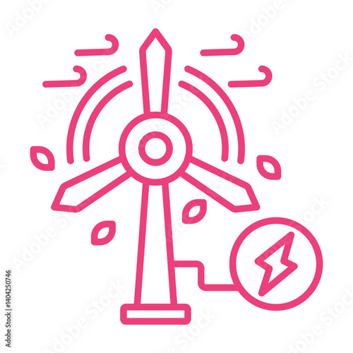 Eolic Energy Icon