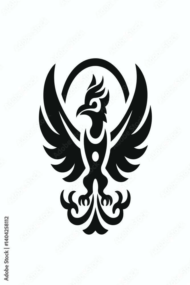 Obraz premium cool bird logo image vector