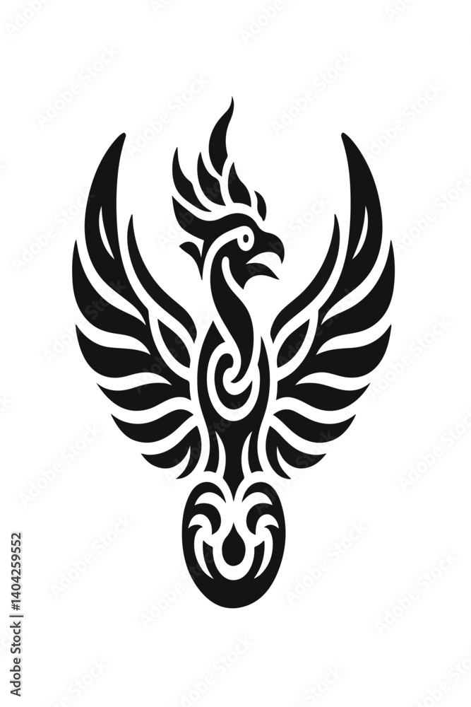 Naklejka premium cool bird logo image vector