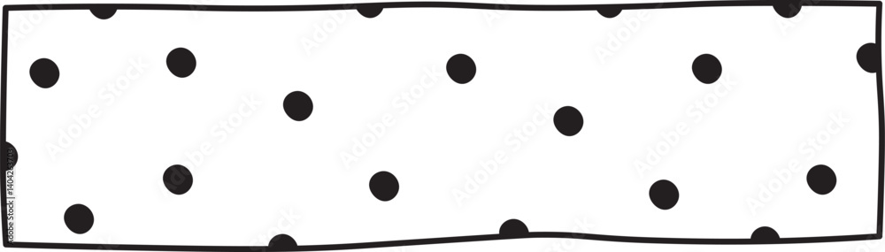 Polka Dot Pattern Washi Tape Doodle Polka Dot Pattern Washi Tape Doodle