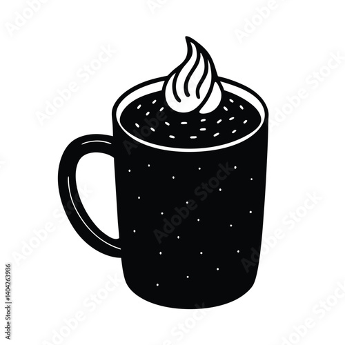 Hot Cocoa Mug Warm Winter Beverage