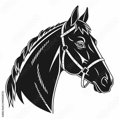 horse head vector