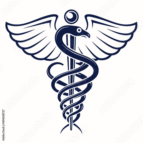 caduceus medical icon