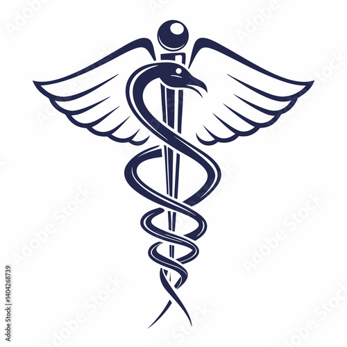 caduceus medical icon