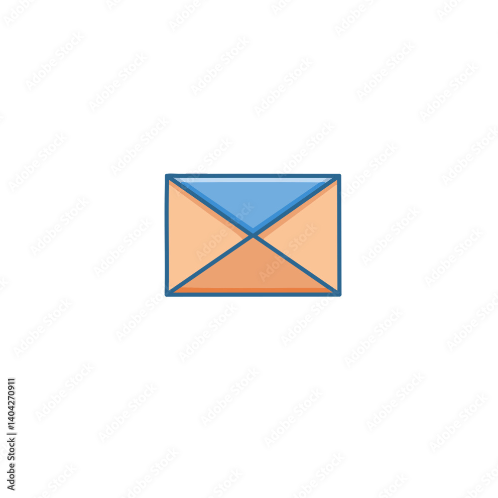 envelope with email symbol envelope with email symbol