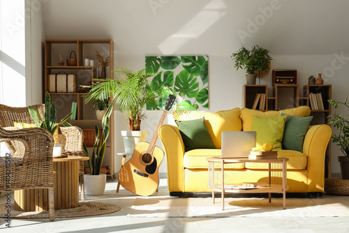 Interior of stylish living ...