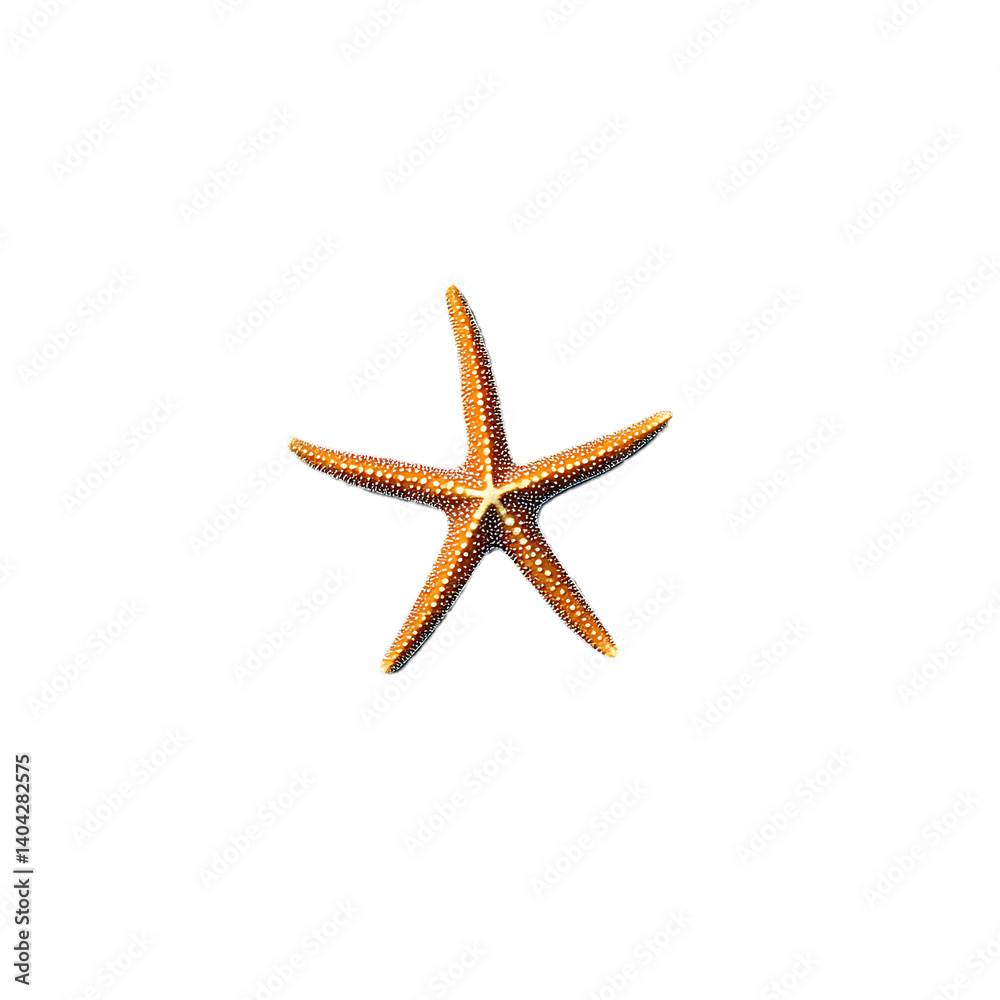 Starfish with detailed texture, marine life illustration Starfish with detailed texture, marine life illustration