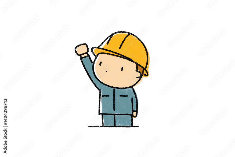 Smiling Construction Worker Character Doing a Fist Pump Illustration Set
Smiling Construction Worker Character Doing a Fist Pump Illustration Set
