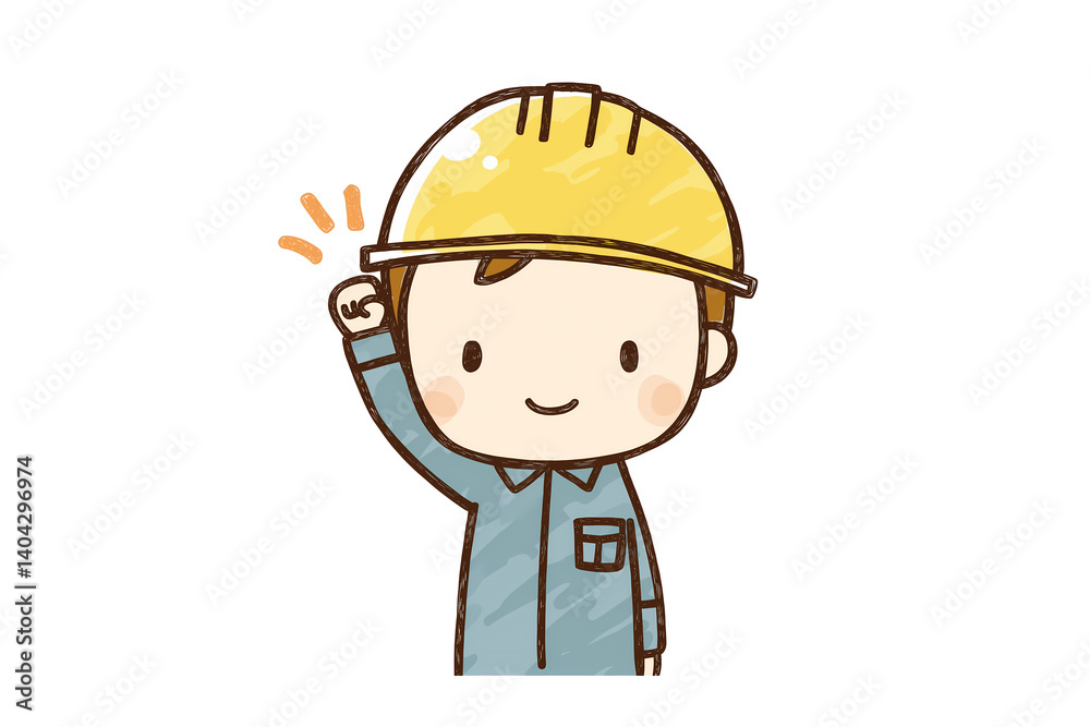 Smiling Construction Worker Character Doing a Fist Pump Illustration Set
Smiling Construction Worker Character Doing a Fist Pump Illustration Set